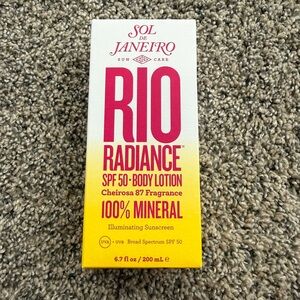 NEW Sol de Janeiro Rio Radiance SPF 50 sunscreen